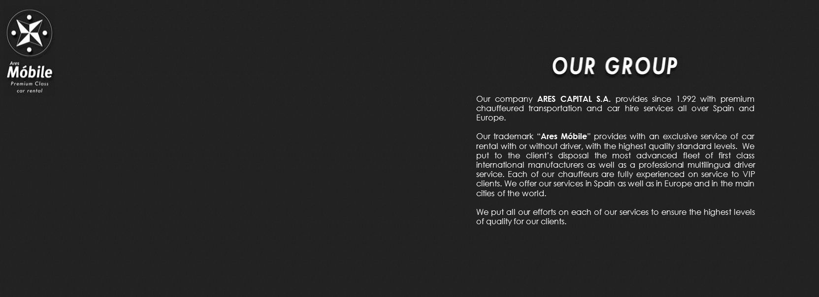 Our company ARES CAPITAL S.A.