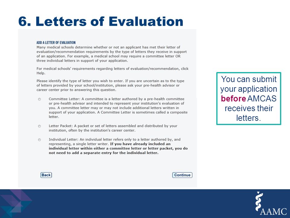the amcas application process for applicants amcas outreach spring aamc recommendation letter guidelines