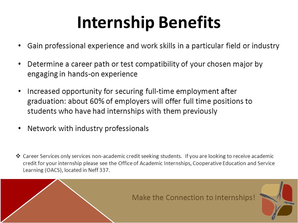 how to do internship