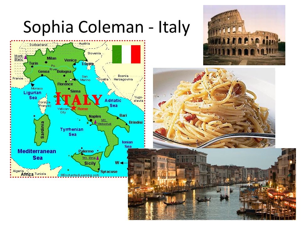 Sophia Coleman - Italy