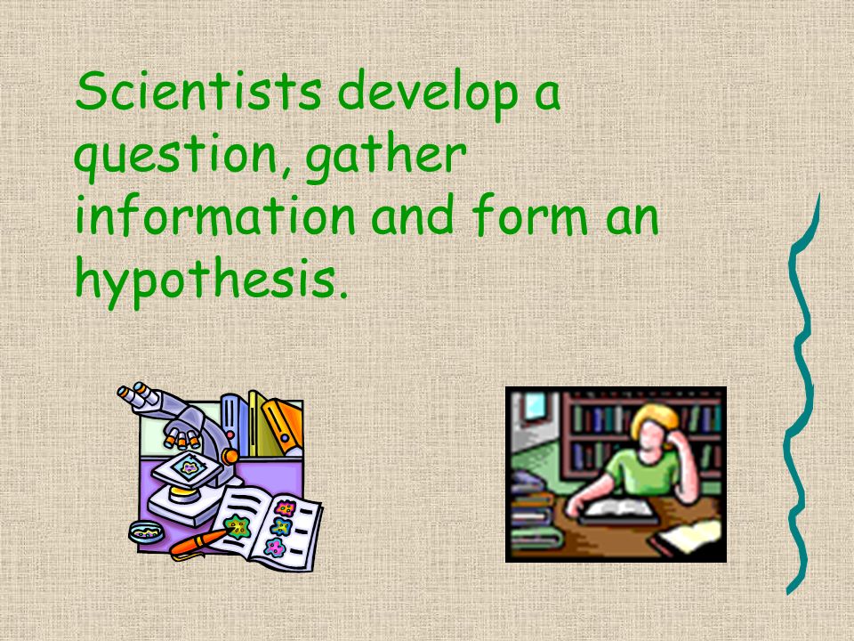 Scientist have to take the time to think logically when they are investigating a question or problem.