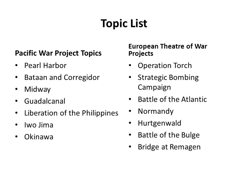 Essay On World War 2