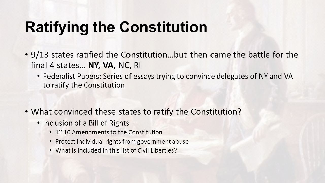ratification constitution essays The prehistory and ratification of the american constitution essay ratification of the constitution in and ratification of the american constitution. ratification constitution essays The prehistory and ratification of the american constitution essay ratification of the constitution in and ratification of the american constitution.