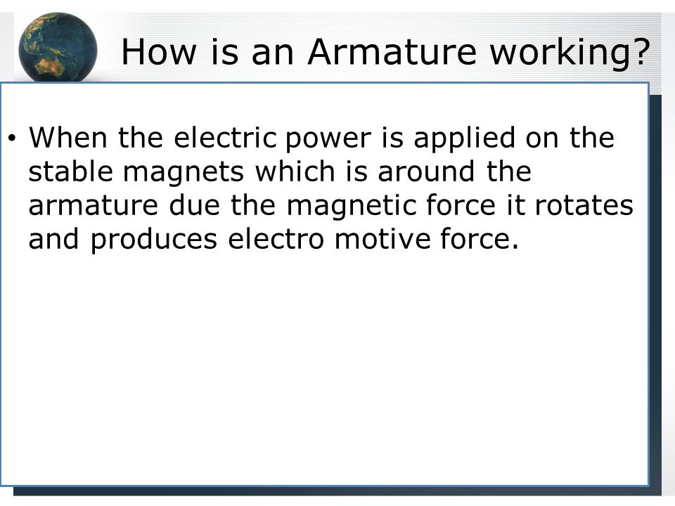 What is an Armature.