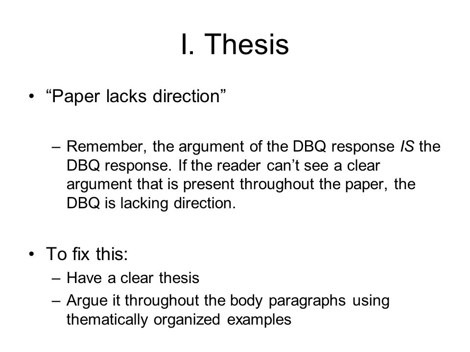 thesis response paper thesis response paper