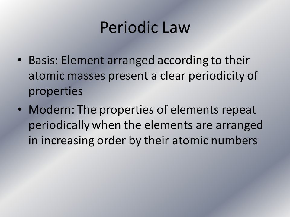 chapter 11 the periodic table i history of the periodic table periodic table elements in periodic table are arranged according - Modern Periodic Table Elements Arranged According chapter 11 the periodic table i history of the periodic table periodic table elements in periodic table are arranged according - Modern Periodic Table Elements Arranged According