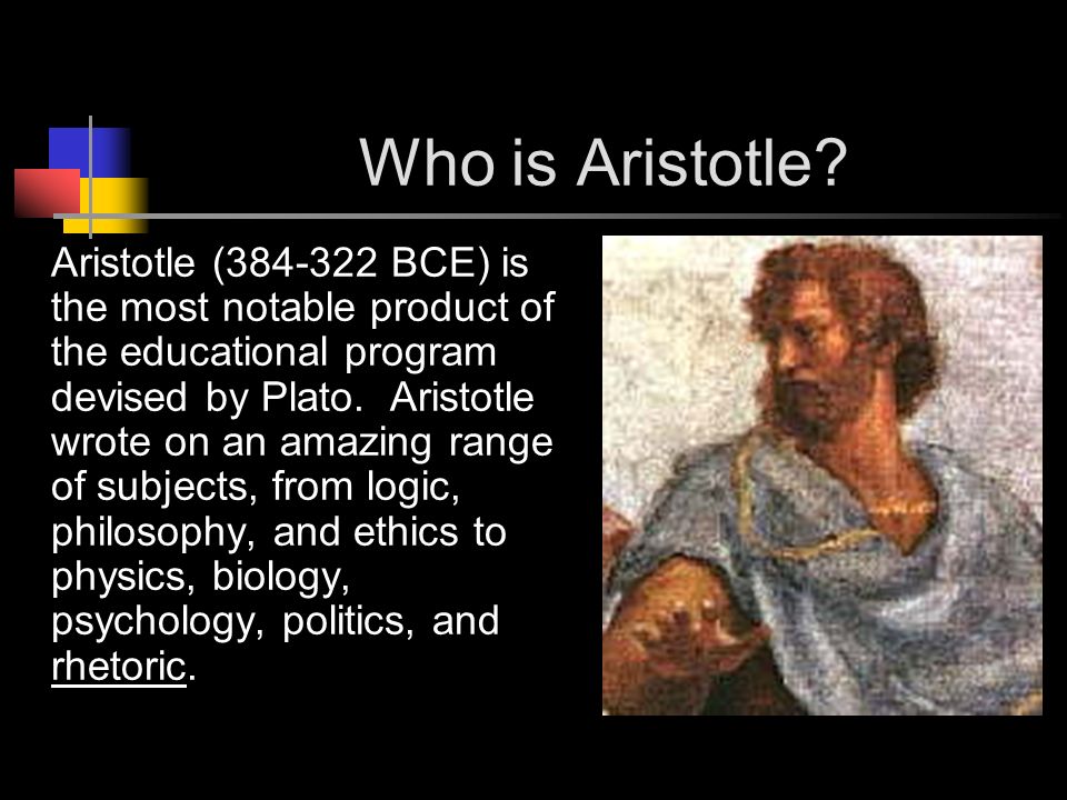 Who is Aristotle.