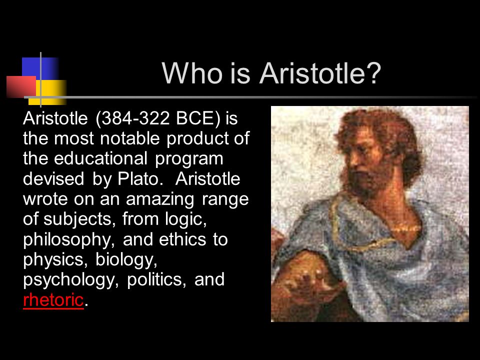 Who is Aristotle.