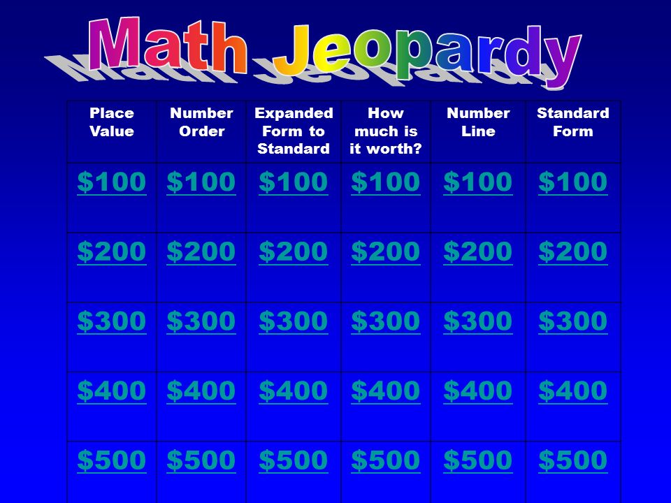 3rd grade place value review place value number order expanded form standard form 3rd grade