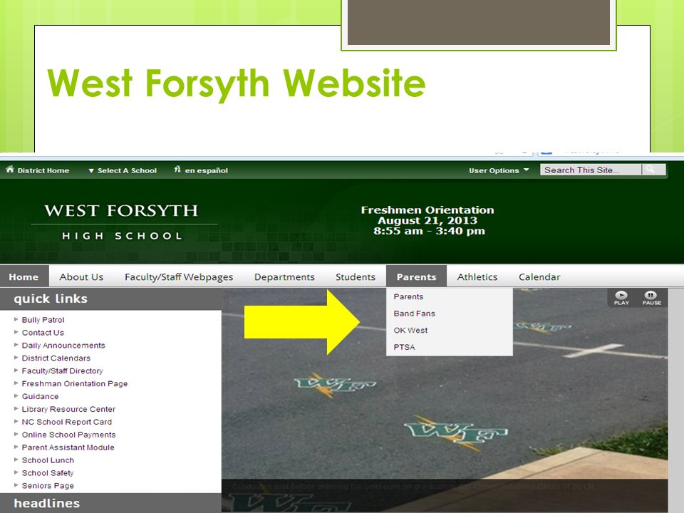 West Forsyth Website
