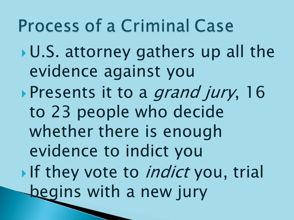  District Court is the principal trial court in the system (first trial for the vast majority of federal cases)  94 Districts divided geographically  Hears both criminal and civil cases