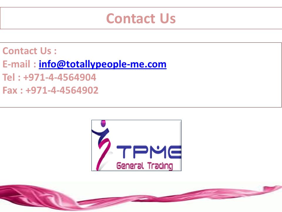 Contact Us Contact Us :   Tel : Fax :