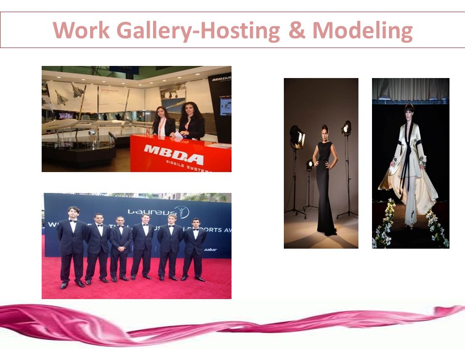 Work Gallery-Hosting & Modeling