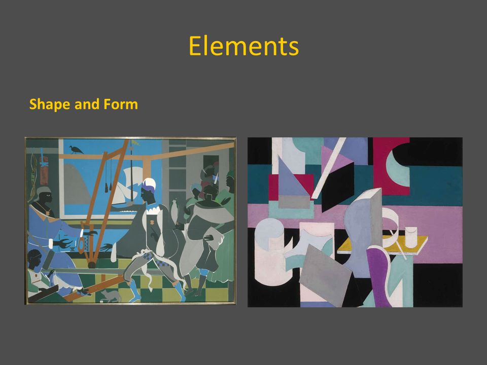 Elements Shape and Form