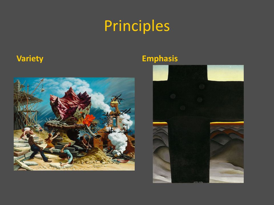 Principles VarietyEmphasis