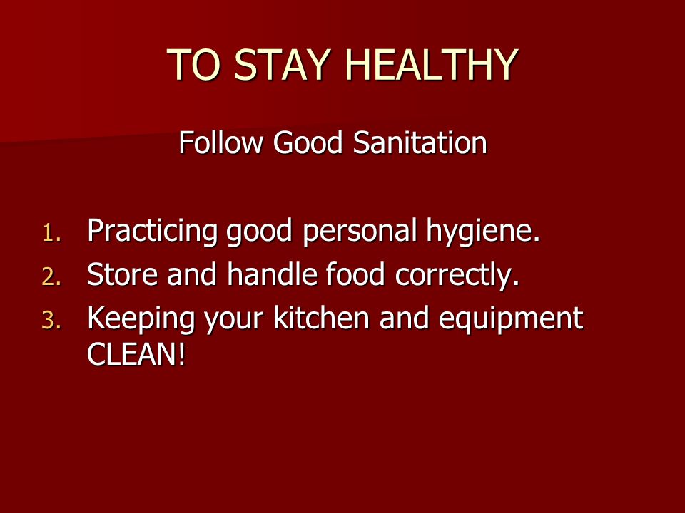 sanitation good personal hygiene Keeping your body clean is an important part of keeping you healthy and helping you to feel good about yourself caring about the way. sanitation good personal hygiene Keeping your body clean is an important part of keeping you healthy and helping you to feel good about yourself caring about the way.