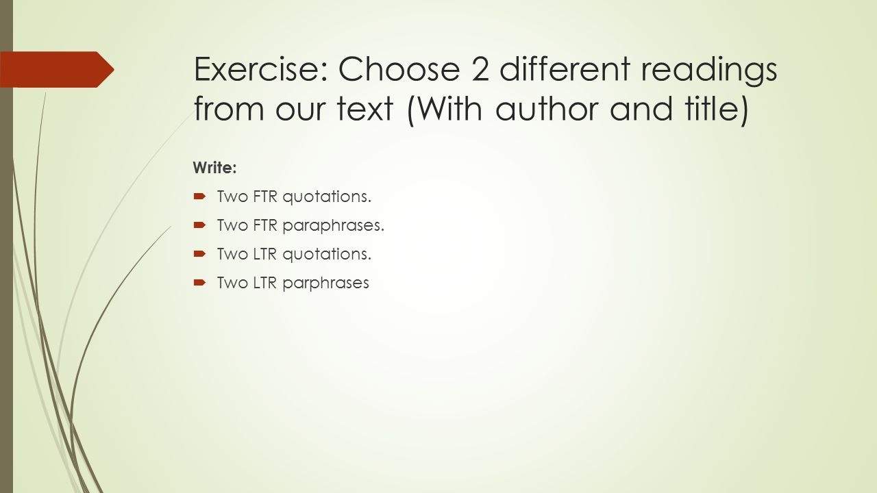 citation exercise Mla citations exercises in each exercise you take pieces of a citation and arrange them in the correct order you can repeat each exercise as often as you want. citation exercise Mla citations exercises in each exercise you take pieces of a citation and arrange them in the correct order you can repeat each exercise as often as you want.
