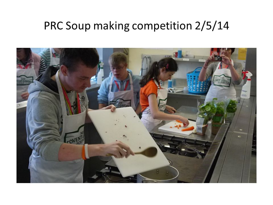PRC Soup making competition 2/5/14