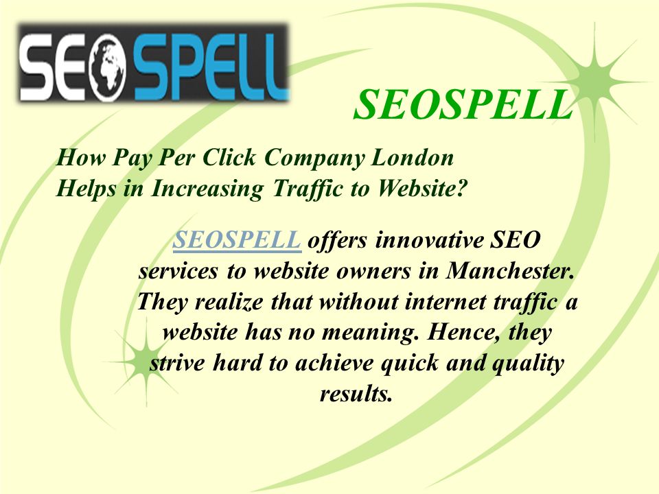 SEOSPELL SEOSPELL offers innovative SEO services to website owners in Manchester.
