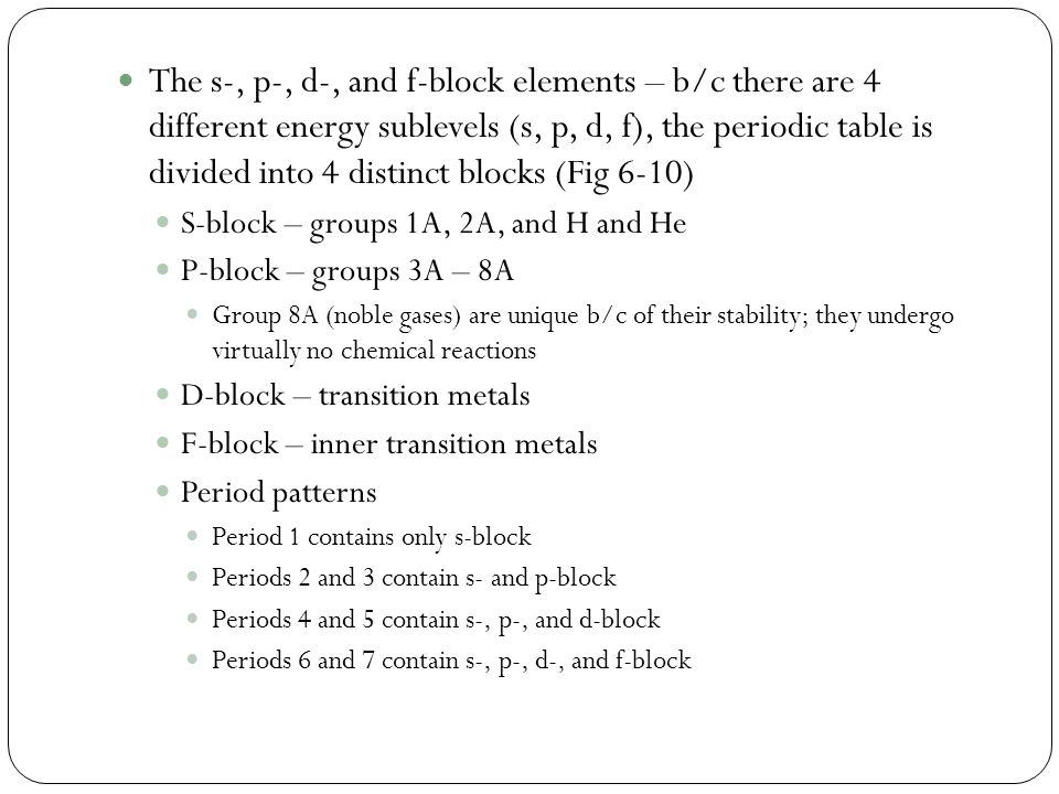 Periodic Table what are periods and groups in the modern periodic table : Chapter 6 The Periodic Table and Periodic Law. Development of the ...