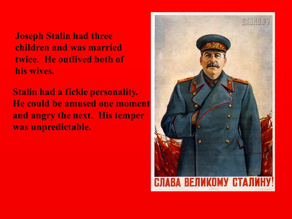 joseph stalin ruled the soviet union Following joseph stalin's consolidation of power in the 1920s the post of the general secretary of the central committee of the communist party became synonymous with 'leader of the soviet union' because the post controlled both the cpsu and the soviet government the post of the general secretary was abolished in 1952 under stalin. joseph stalin ruled the soviet union Following joseph stalin's consolidation of power in the 1920s the post of the general secretary of the central committee of the communist party became synonymous with 'leader of the soviet union' because the post controlled both the cpsu and the soviet government the post of the general secretary was abolished in 1952 under stalin.