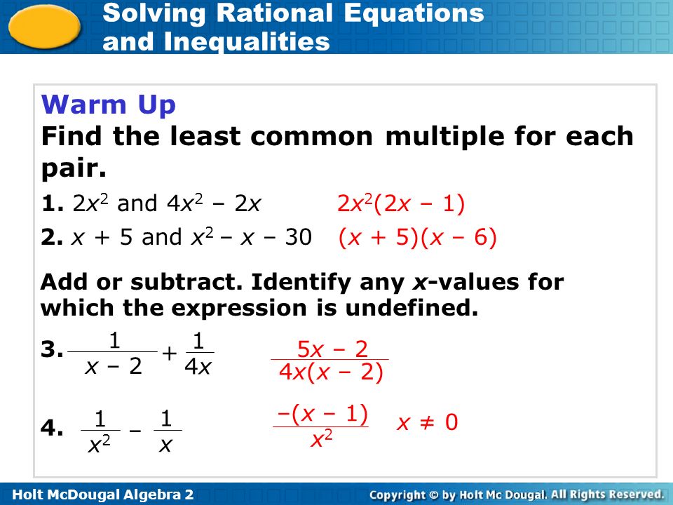 Problem Solving Inequalities