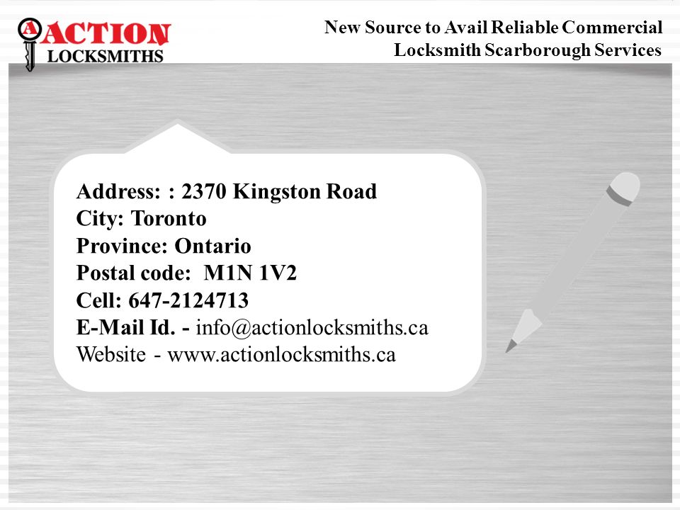 Address: : 2370 Kingston Road City: Toronto Province: Ontario Postal code: M1N 1V2 Cell: Id.
