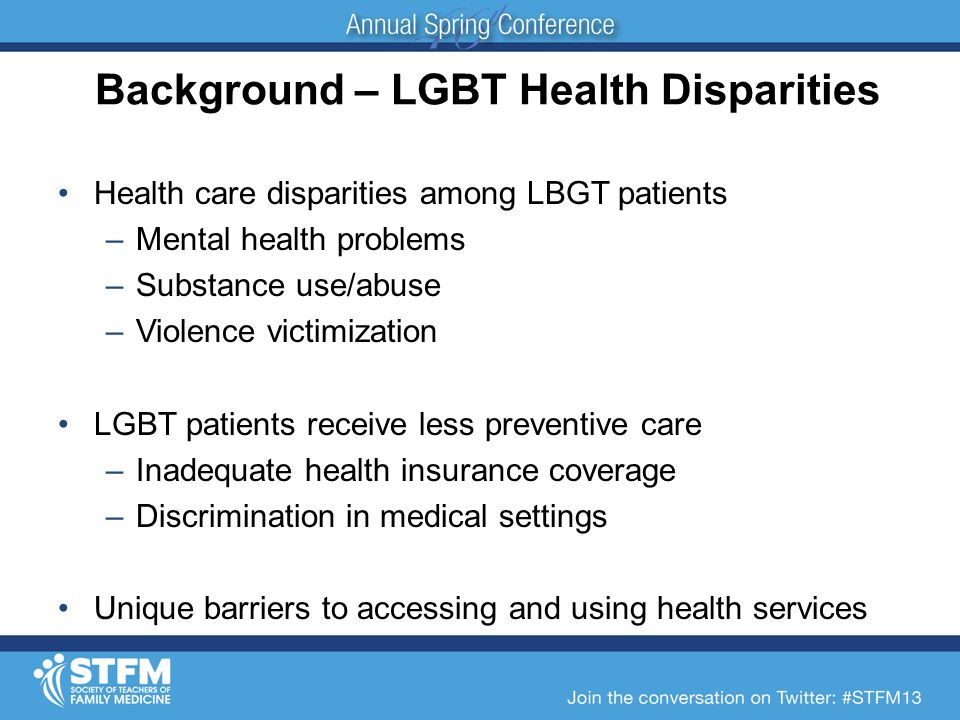 lgbt health disparities