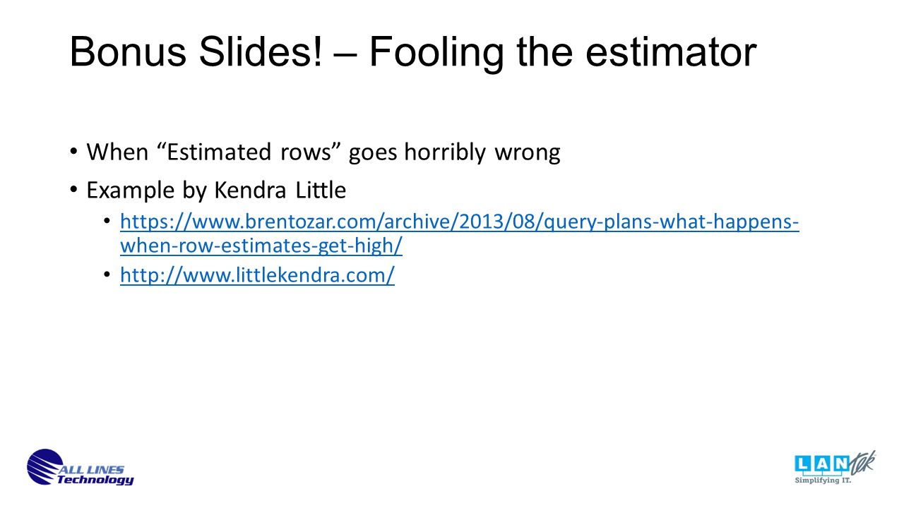 Bonus Slides.