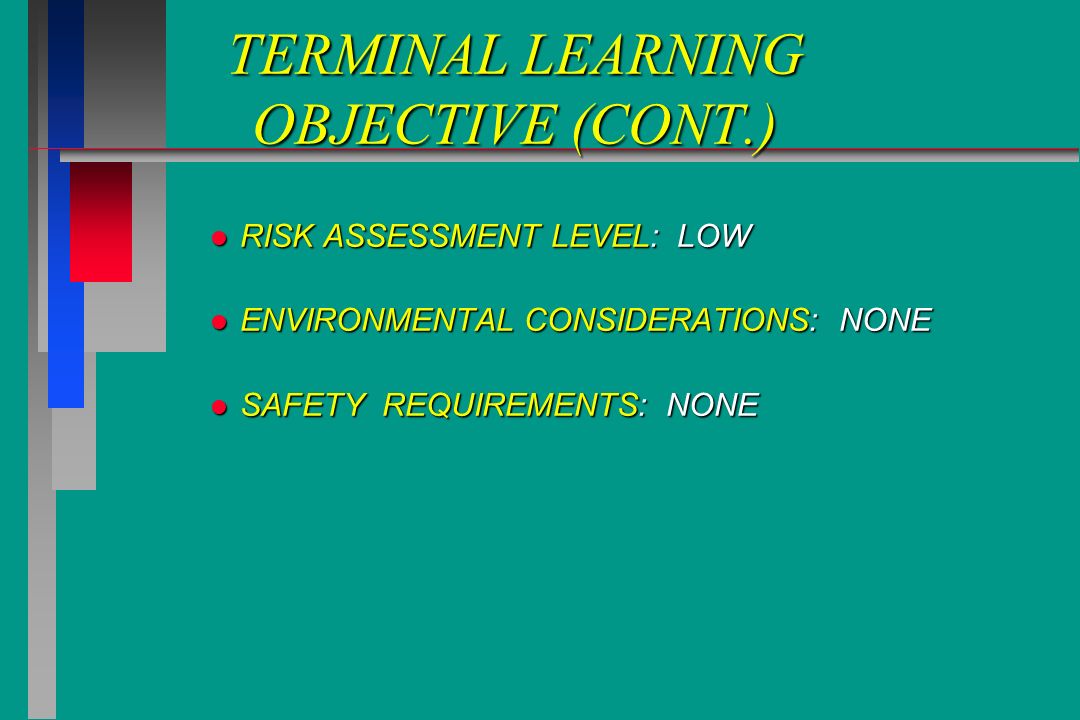 aircrew training program atp terminal learning objective at the da form 4186