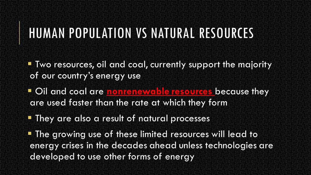 population and human resources Population and the environment: if every country made a commitment to population stabilization and resource the ecological dominance of the human population. population and human resources Population and the environment: if every country made a commitment to population stabilization and resource the ecological dominance of the human population.