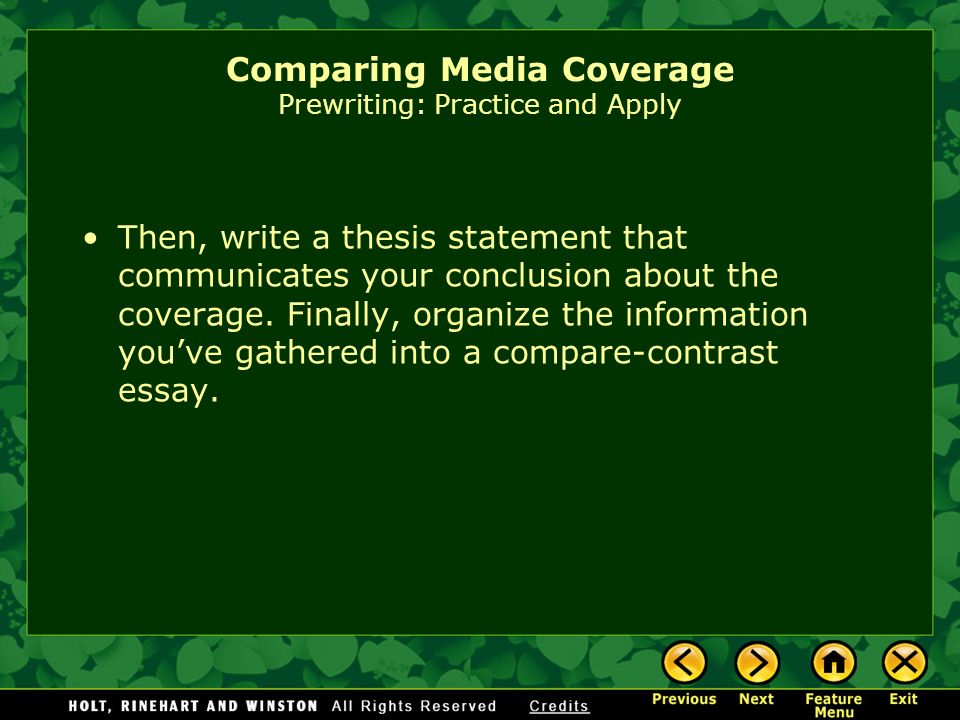 write comparison contrast thesis write comparison contrast thesis