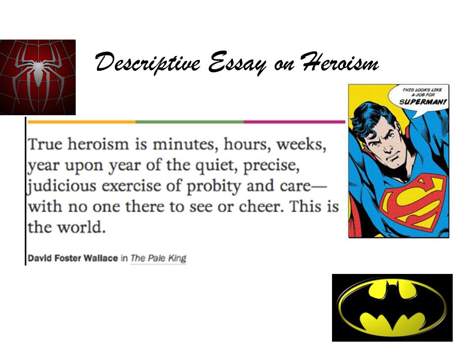 Definition Of Heroism Essay