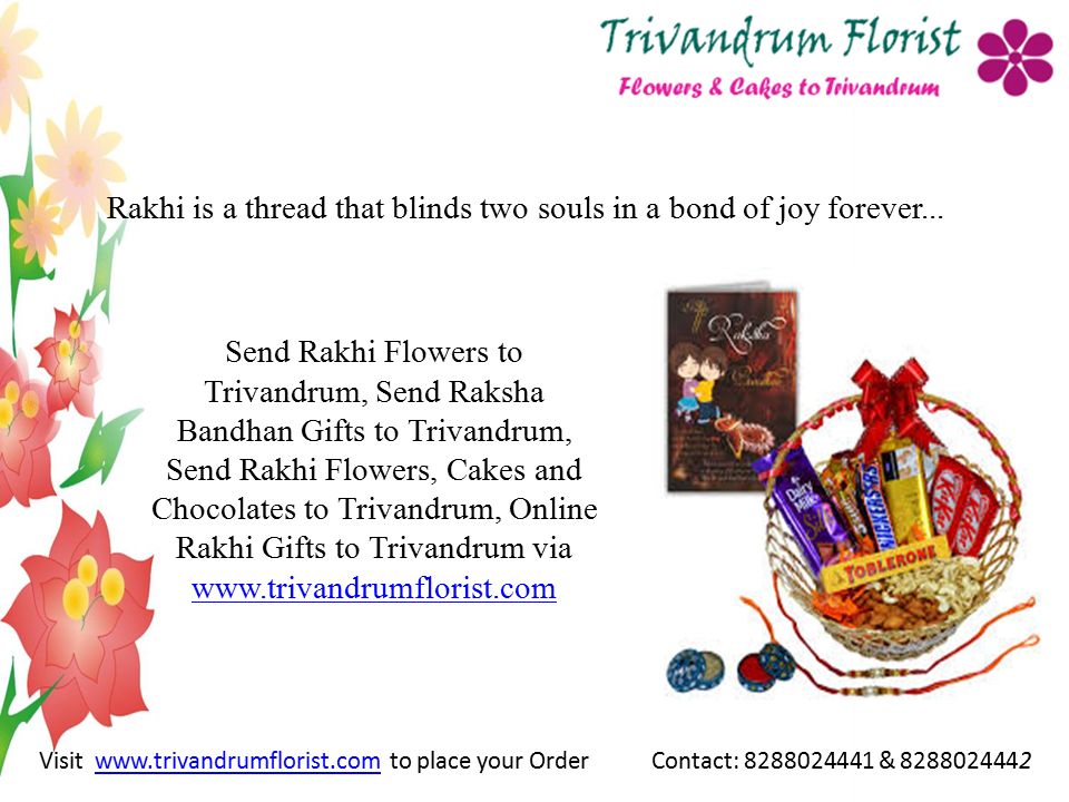 Rakhi is a thread that blinds two souls in a bond of joy forever...