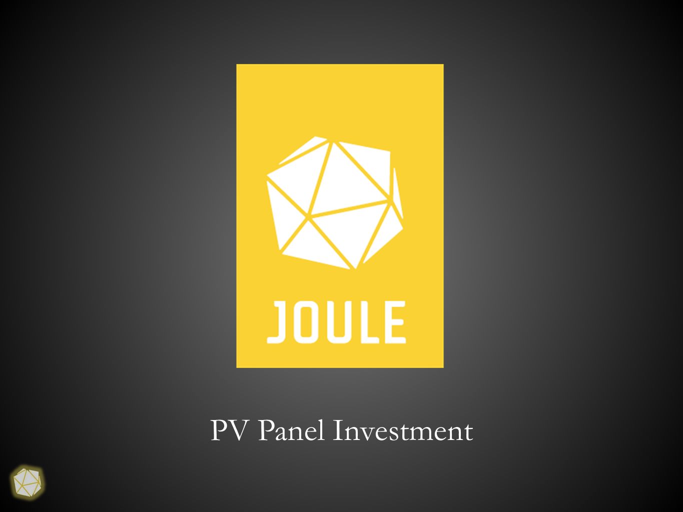 PV Panel Investment