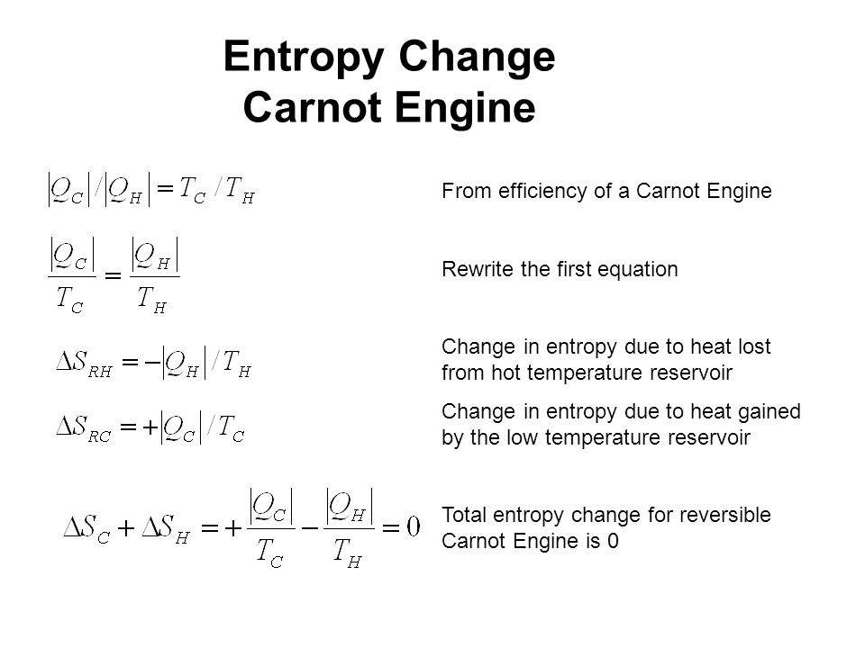 Physics 101 Lecture 11 Thermal Thermodynamics Ppt Download 42 Entropy Change Carnot Engine
