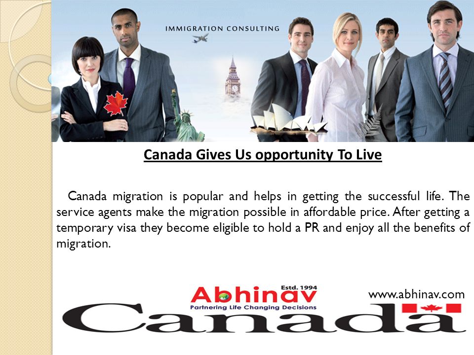 Canada Gives Us opportunity To Live Canada migration is popular and helps in getting the successful life.