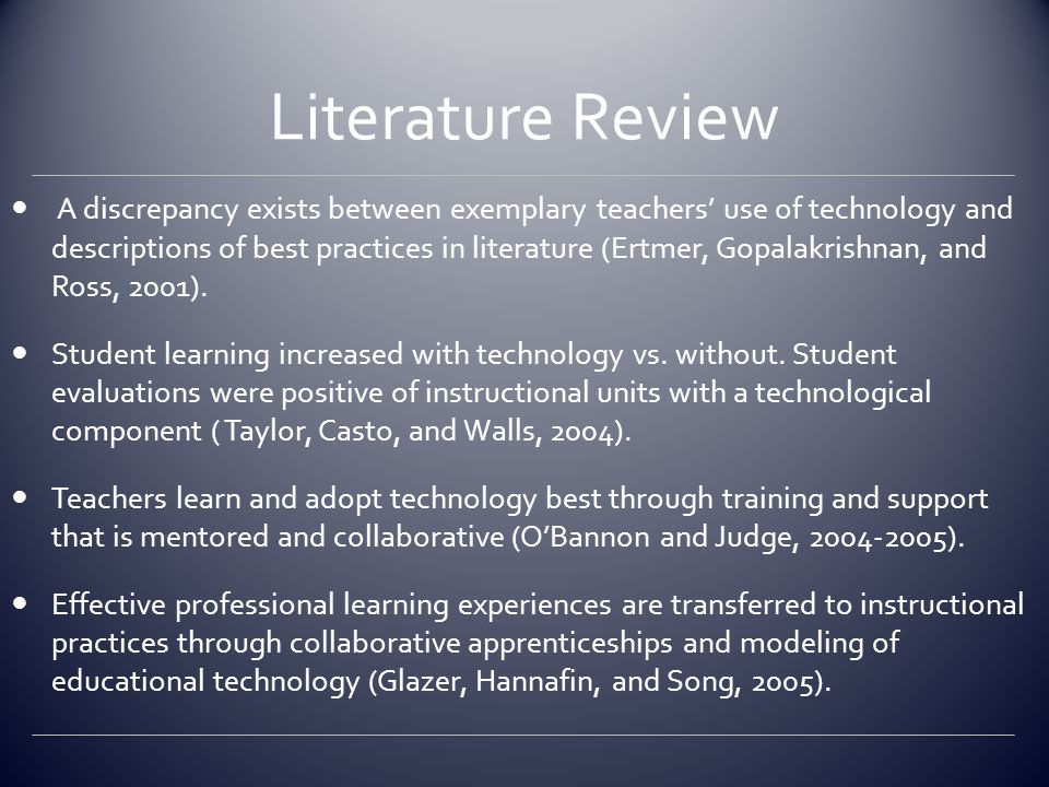 Short Literature Review