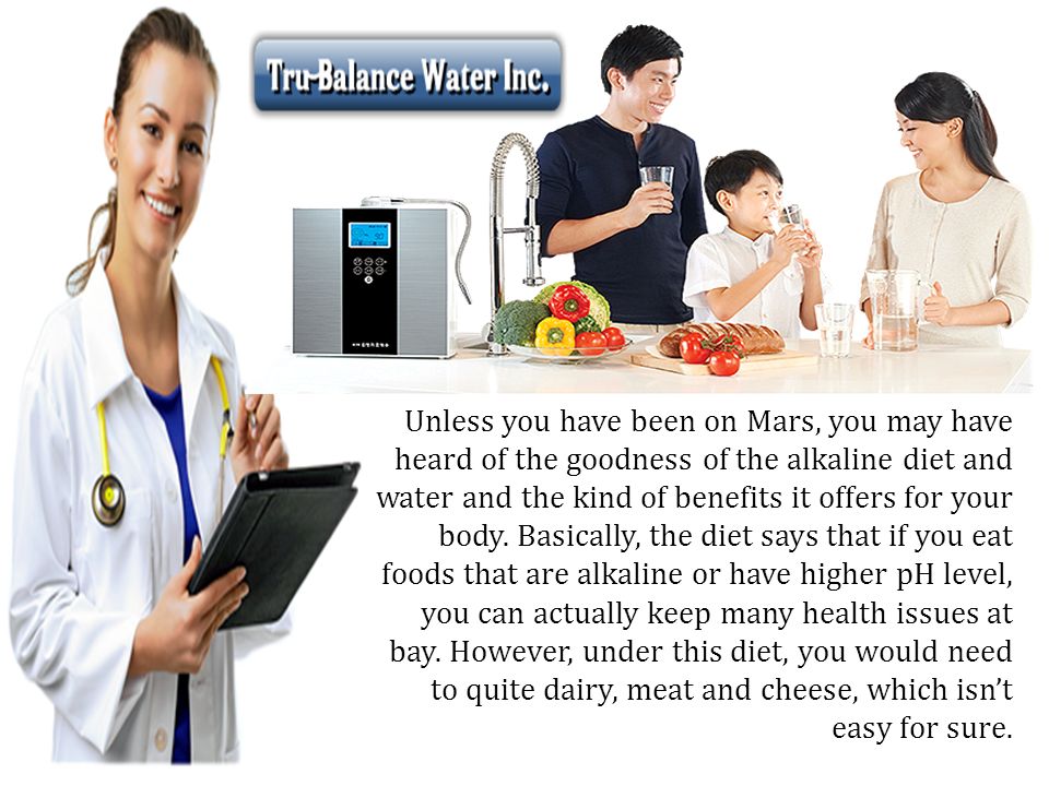 Unless you have been on Mars, you may have heard of the goodness of the alkaline diet and water and the kind of benefits it offers for your body.