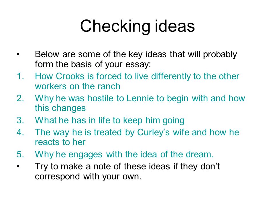 Essay Questions On Of Mice And Men