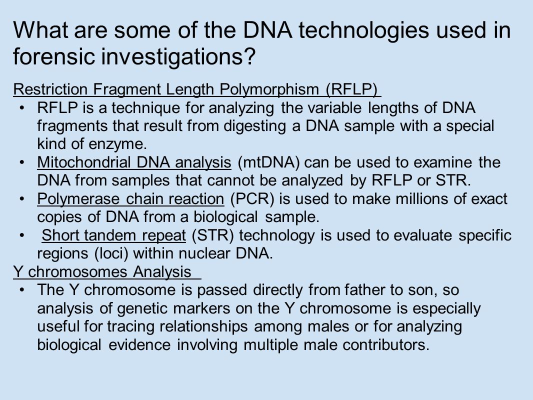 evaluate the use of forensics in evaluate the use of forensics in