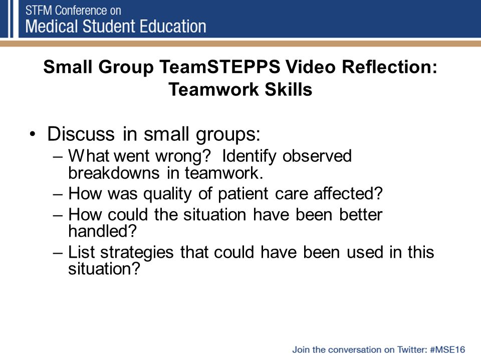 teamwork reflections for meetings