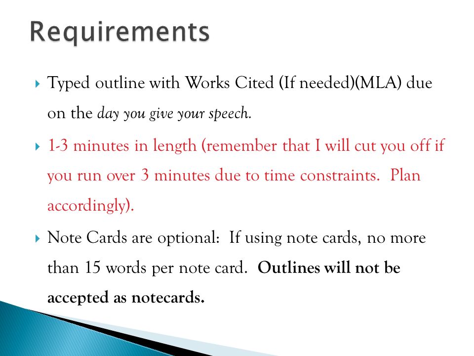 words in a 3 minute speech