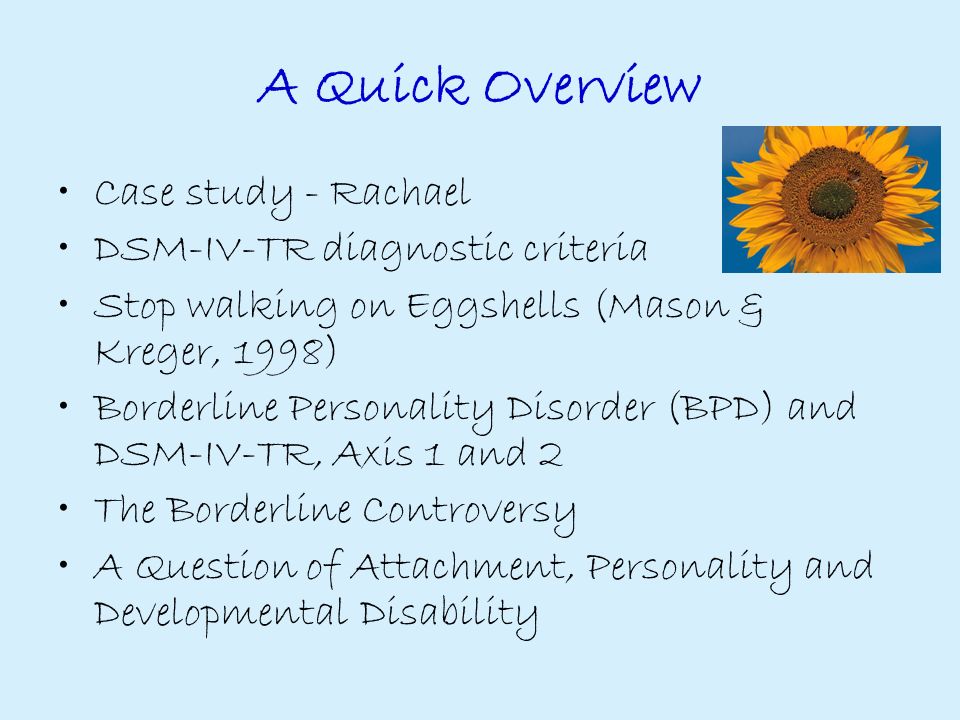 personality case study personality case study