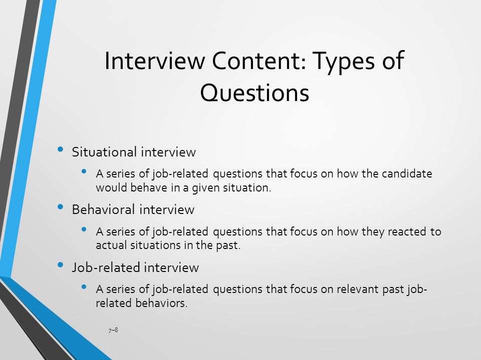 type of job interviews type of job interviews