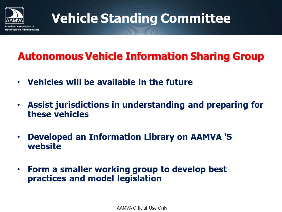 aamva official use only aamva standing committees update driver law aamva form