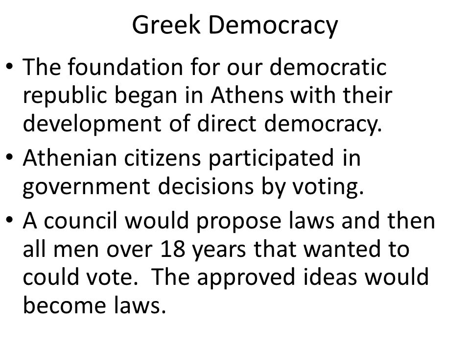 What were some of the important characteristics of Athenian democracy?