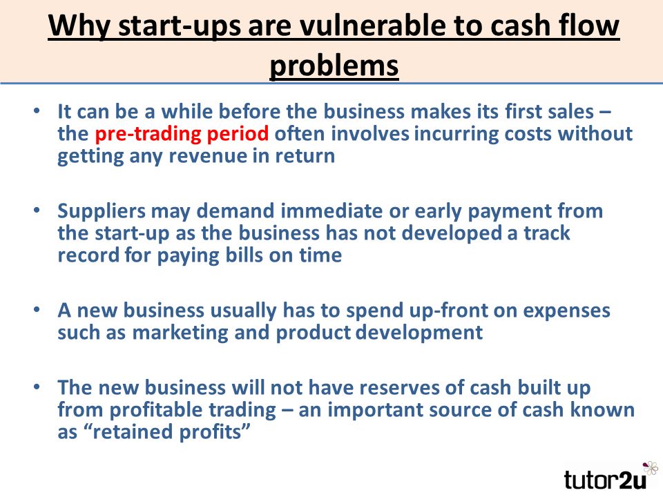 cash flow for new business