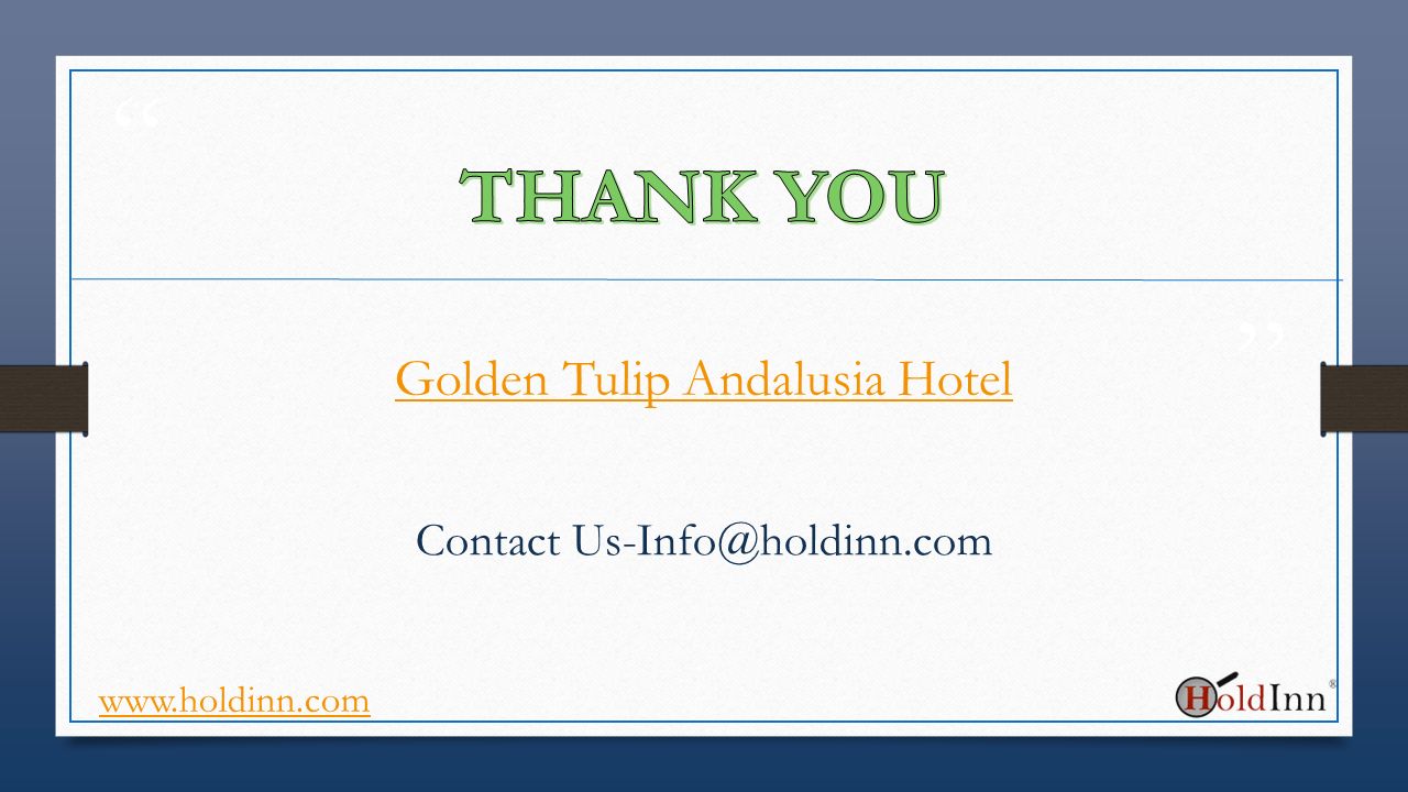 Golden Tulip Andalusia Hotel Contact