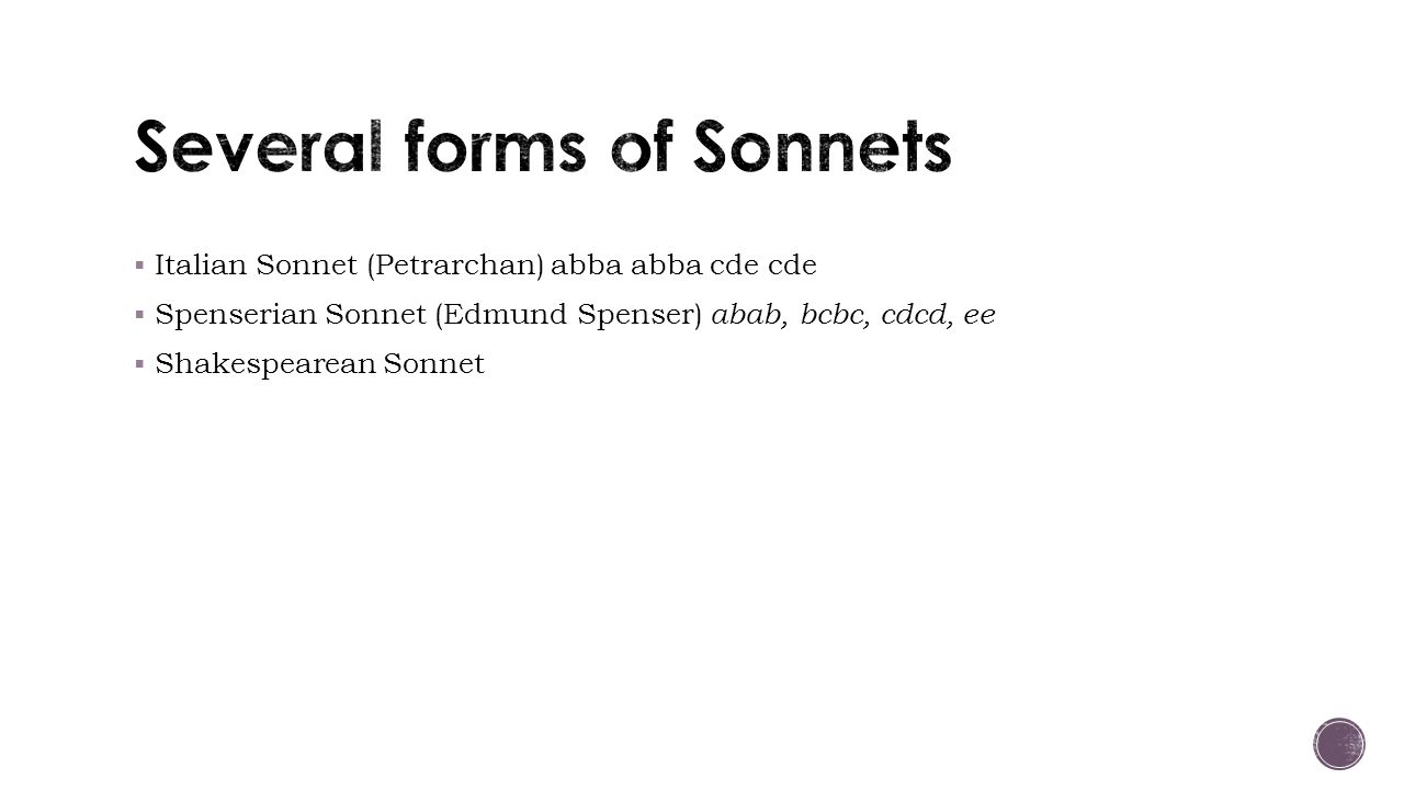 petrarchan sonnet in sidney and spenser In his amoretti spenser develops a unique sonnet form the sonnet came to england primarily through the sonnets of italian poet, petrarch, the premier sonnet writer of italy petrarch's sonnets i need to compare and contrast the themes and structures of edmund spenser's amoretti sonnet 18 spenser and shakespeare both speak of. petrarchan sonnet in sidney and spenser In his amoretti spenser develops a unique sonnet form the sonnet came to england primarily through the sonnets of italian poet, petrarch, the premier sonnet writer of italy petrarch's sonnets i need to compare and contrast the themes and structures of edmund spenser's amoretti sonnet 18 spenser and shakespeare both speak of.